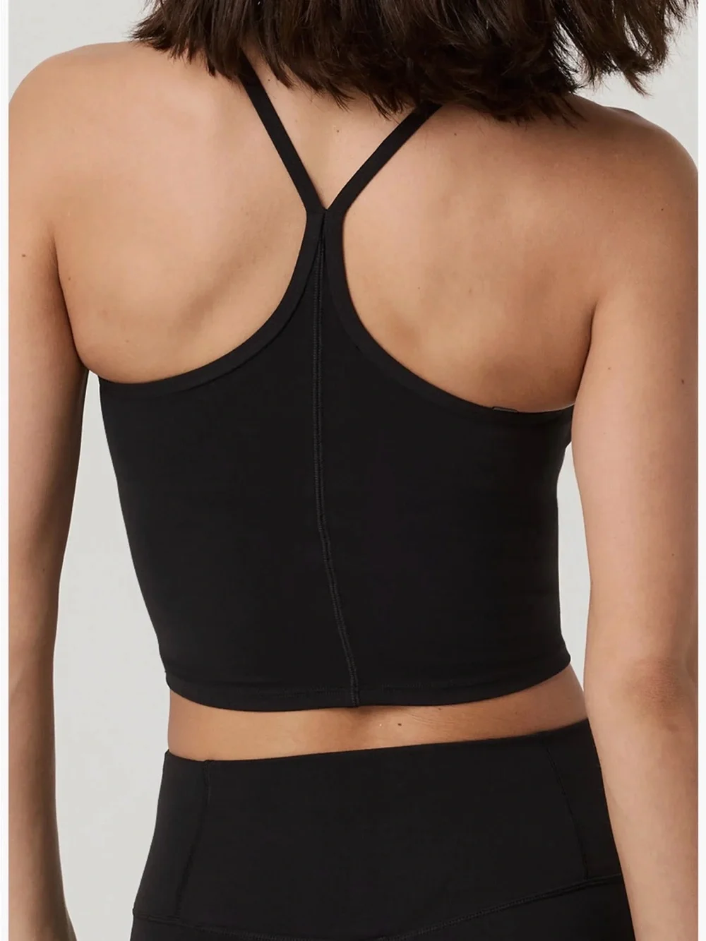 Vuori AllTheFeels Crop Performance Black Camisole size Large